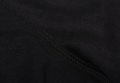 HEIMAT MERINO RAGLAN LONG SLEEVE TEE - SCHWARZ