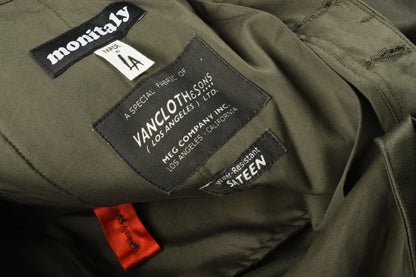 MONITALY CHINO PANTS - VANCLOTH SATEEN OLIVE