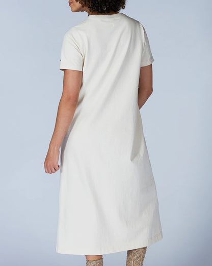 SNOW PEAK RECYCLED COTTON HEAVY DRESS - BLACK