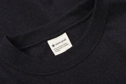 SNOW PEAK RECYCLED COTTON HEAVY DRESS - BLACK