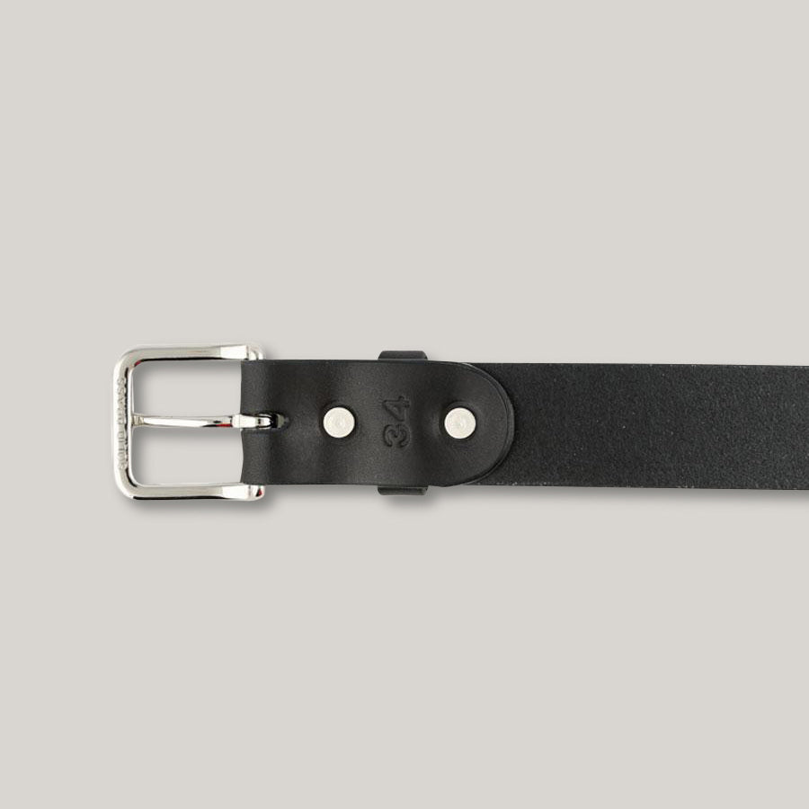 TANNER GOODS DAILY BELT - BLACK/STAINLESS