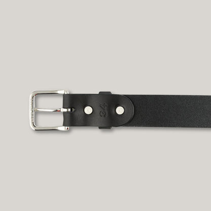 TANNER GOODS DAILY BELT - BLACK/STAINLESS