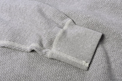 BUZZ RICKSON WAFFLE KNIT THERMAL - HEATHER GREY