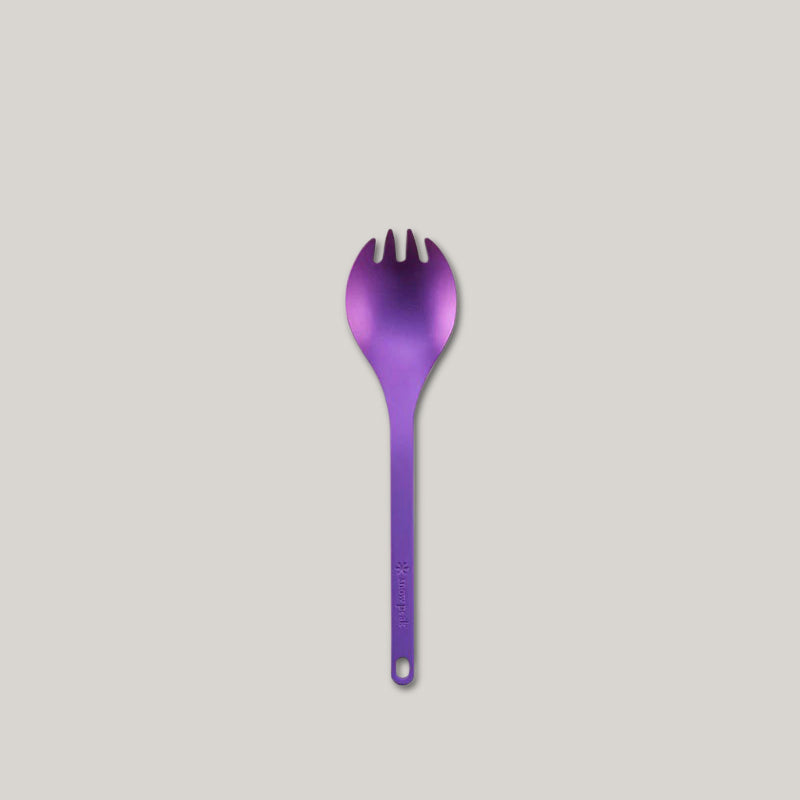 SNOW PEAK TITANIUM SPORK - PURPLE