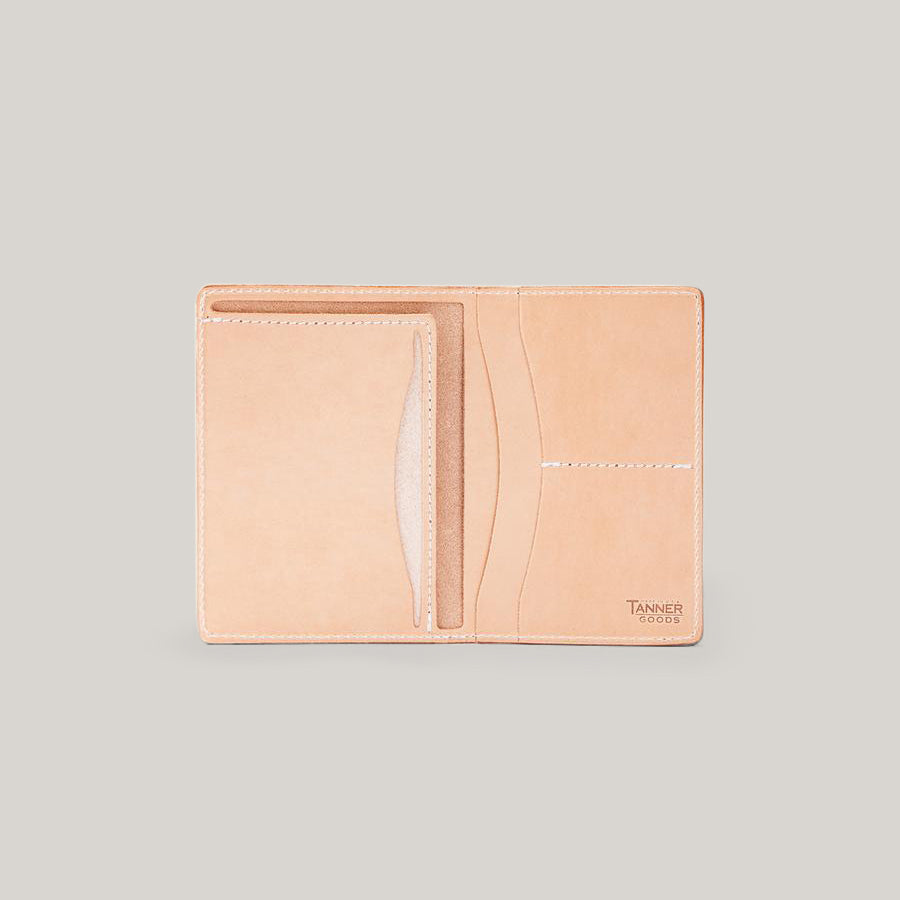 TANNER GOODS TRAVEL WALLET - NATURAL